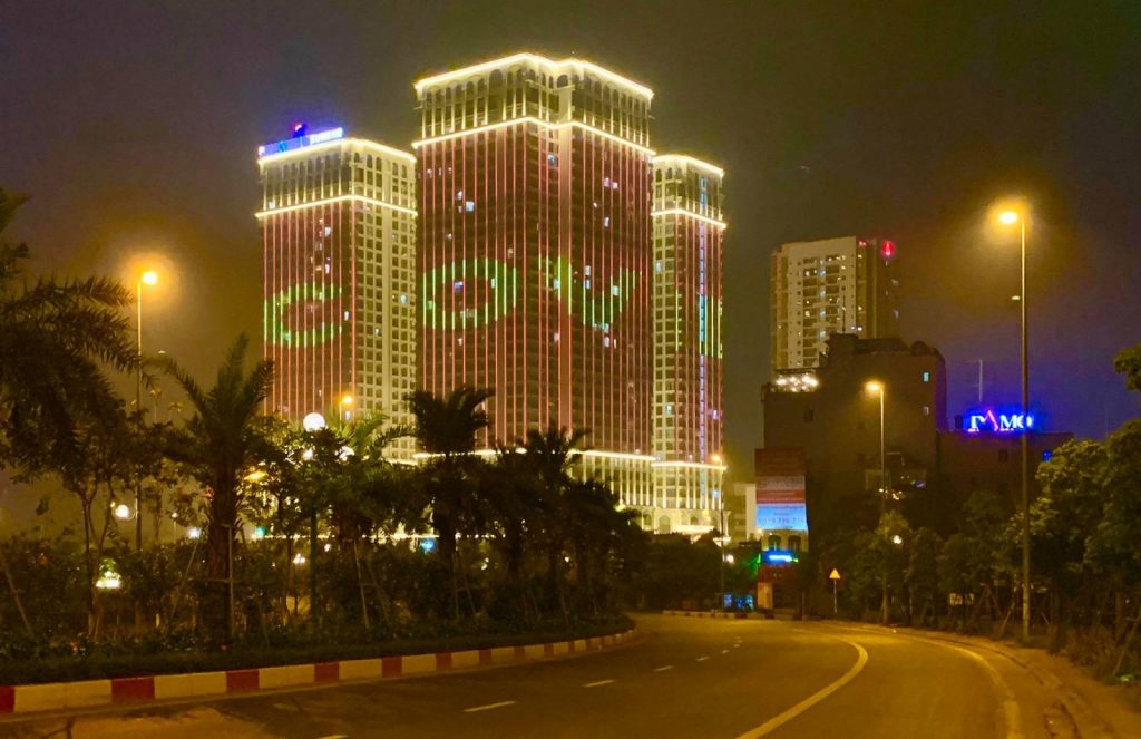 Led tòa nhà đẹp